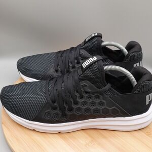 Puma Shoes Men 11.5 Enzo NF Softfoam Black Athletic Running Shoe 190932 MinFlaw‎